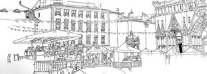 croquis dessin architecture