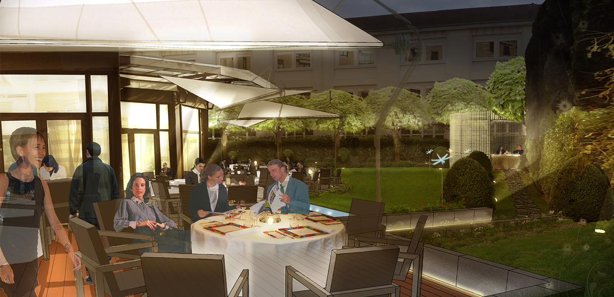 Parc de l'hôtel Reine Astrid Lyon 6ème